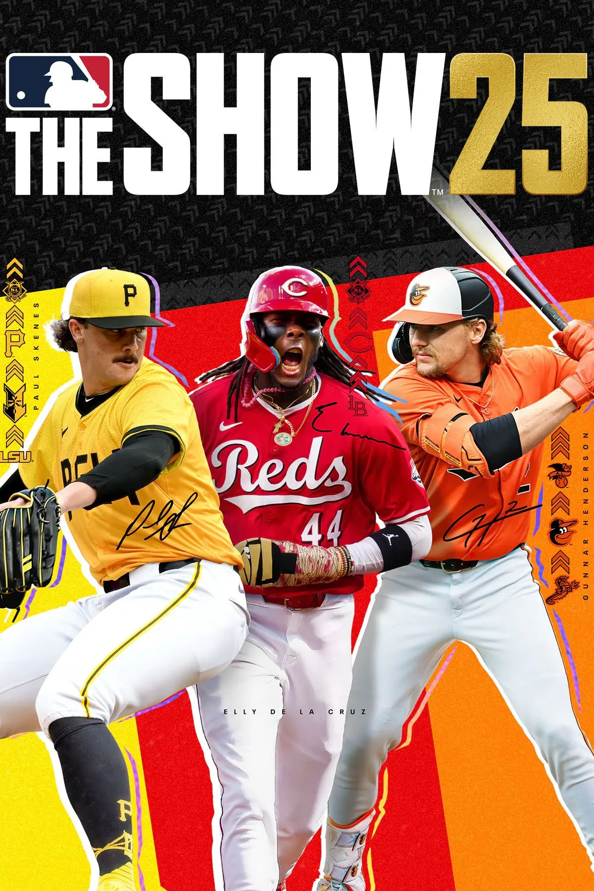 Ảnh bìa game MLB The Show 25 phiên bản MVP Edition với cầu thủ Vladimir Guerrero Jr. trong trang phục thi đấu