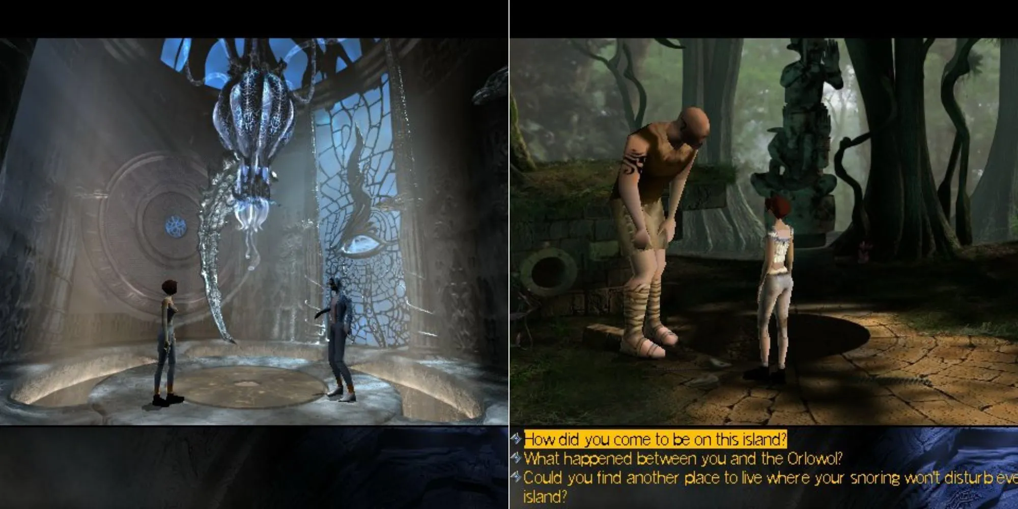 Ảnh bìa game The Longest Journey thể hiện thế giới kỳ ảo và nhân vật April Ryan