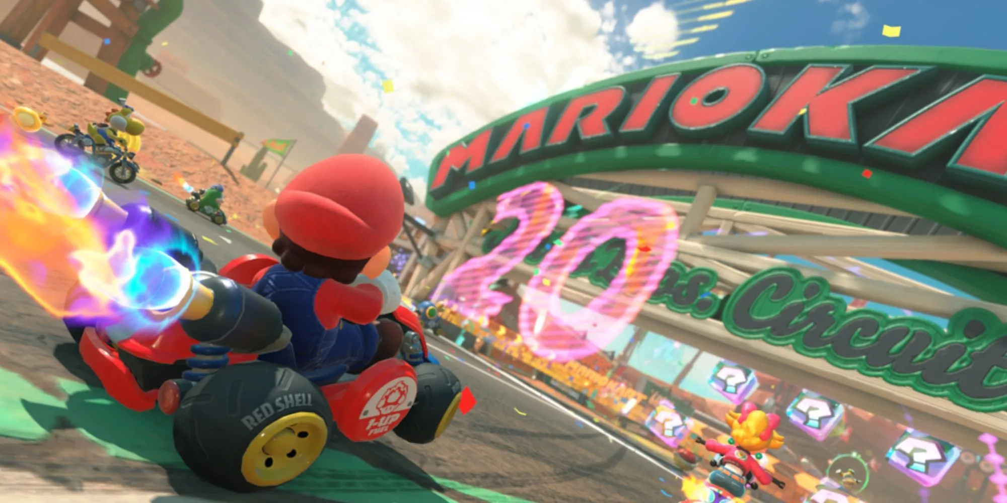 Ảnh bìa Mario Kart World trên Nintendo Switch 2, một trong những tựa game có giá thử nghiệm cao.
