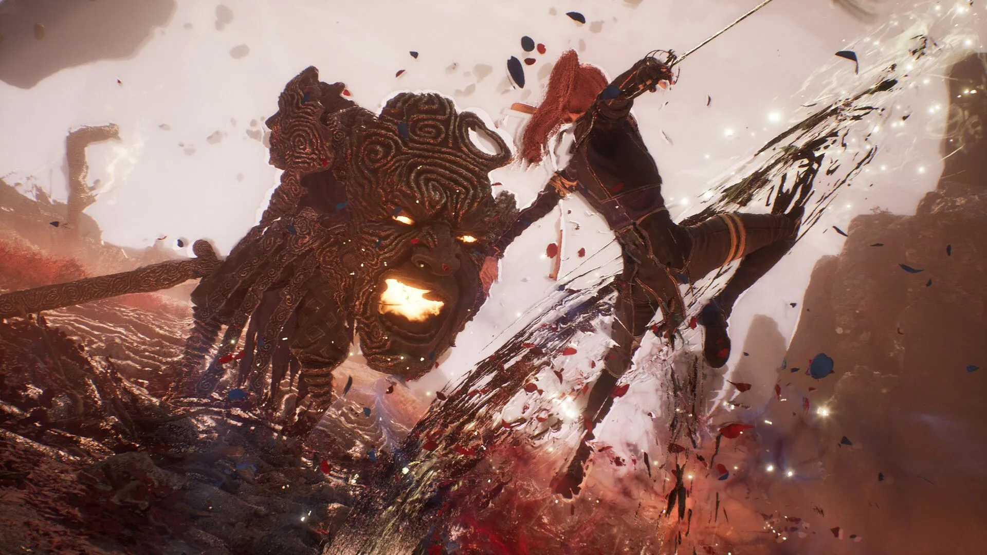 Clair Obscur: Expedition 33 - Ngày ra mắt, trailer và tin tức mới 1 Ảnh chụp màn hình gameplay Clair Obscur Expedition 33 với nhân vật và quái vật