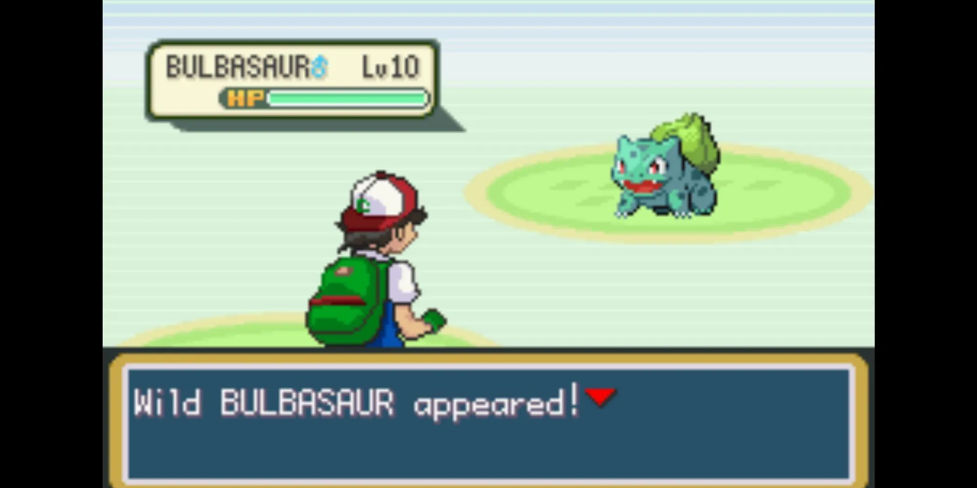 Ash đang bắt Bulbasaur trong Pokémon Ash Gray