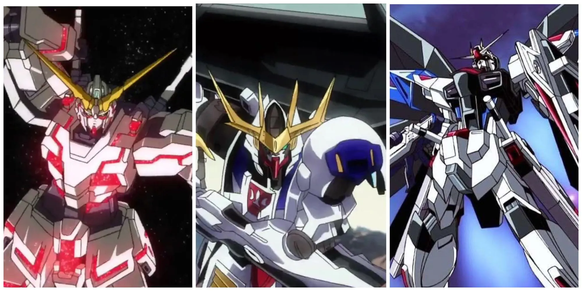 Ba mẫu Mobile Suit Gundam mạnh mẽ Unicorn Barbatos Lupus Rex Strike Freedom