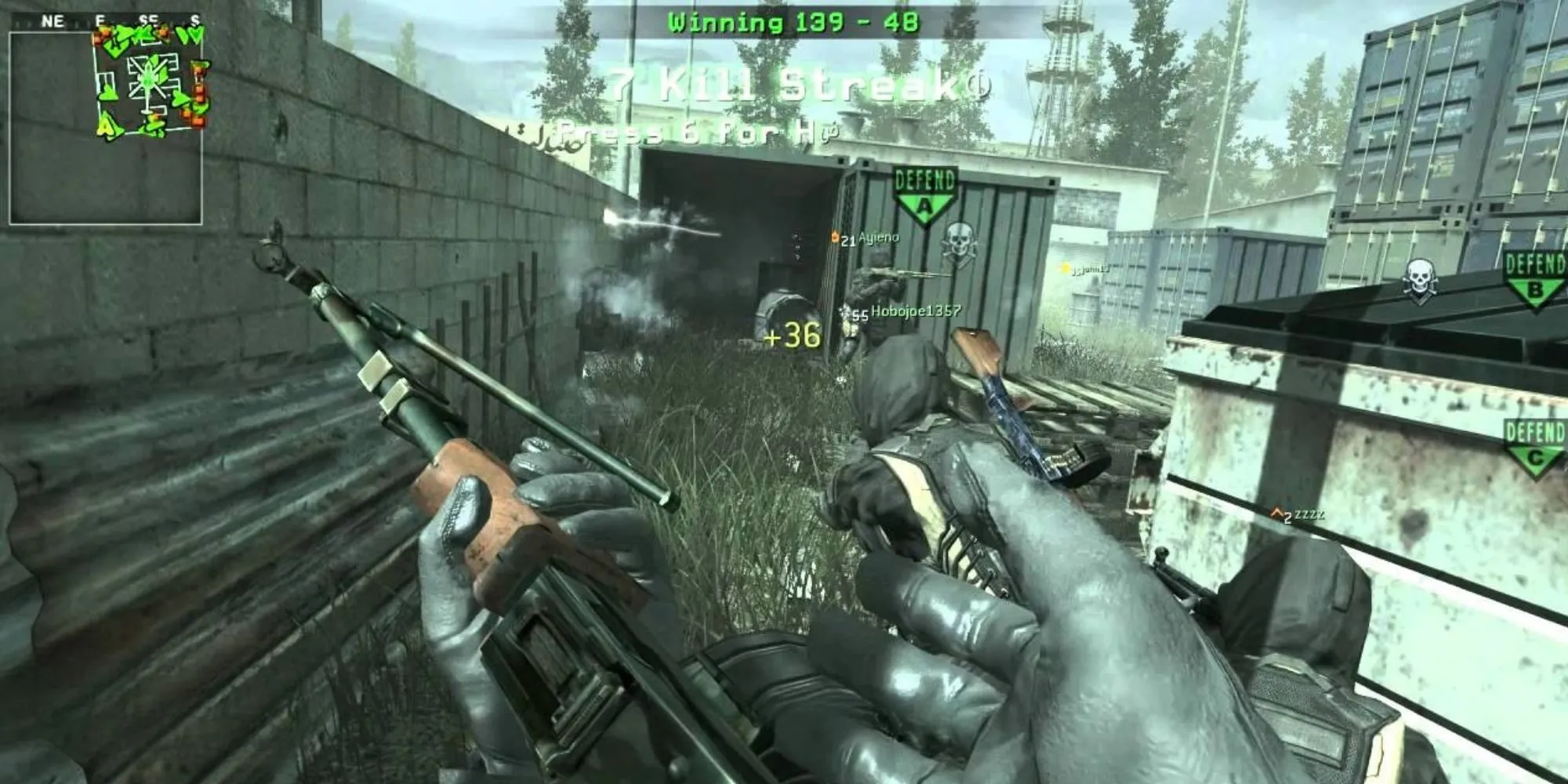 Bản đồ Shipment trong Call of Duty nơi tình trạng spawn kill diễn ra thường xuyên