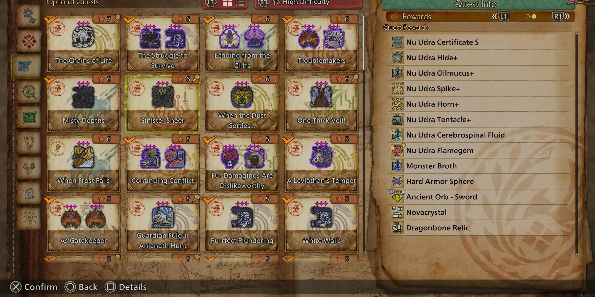Dragonbone Relic MH Wilds: Cách tìm và chế tạo giáp hiệu quả 1 Bảng phần thưởng nhiệm vụ Monster Hunter Wilds với Dragonbone Relic