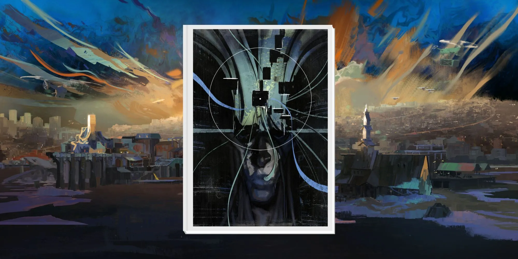 Biểu tượng kỹ năng Visual Calculus trong Disco Elysium, thể hiện khả năng phân tích hiện trường