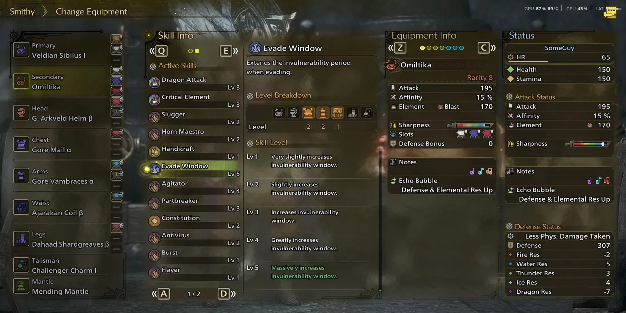 Bộ trang bị và kỹ năng tối ưu cho Kèn Săn Monster Hunter Wilds rank cao