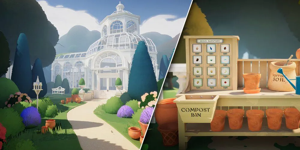 Botany Manor - game giải đố làm vườn trong biệt thự cổ không quản lý tài nguyên