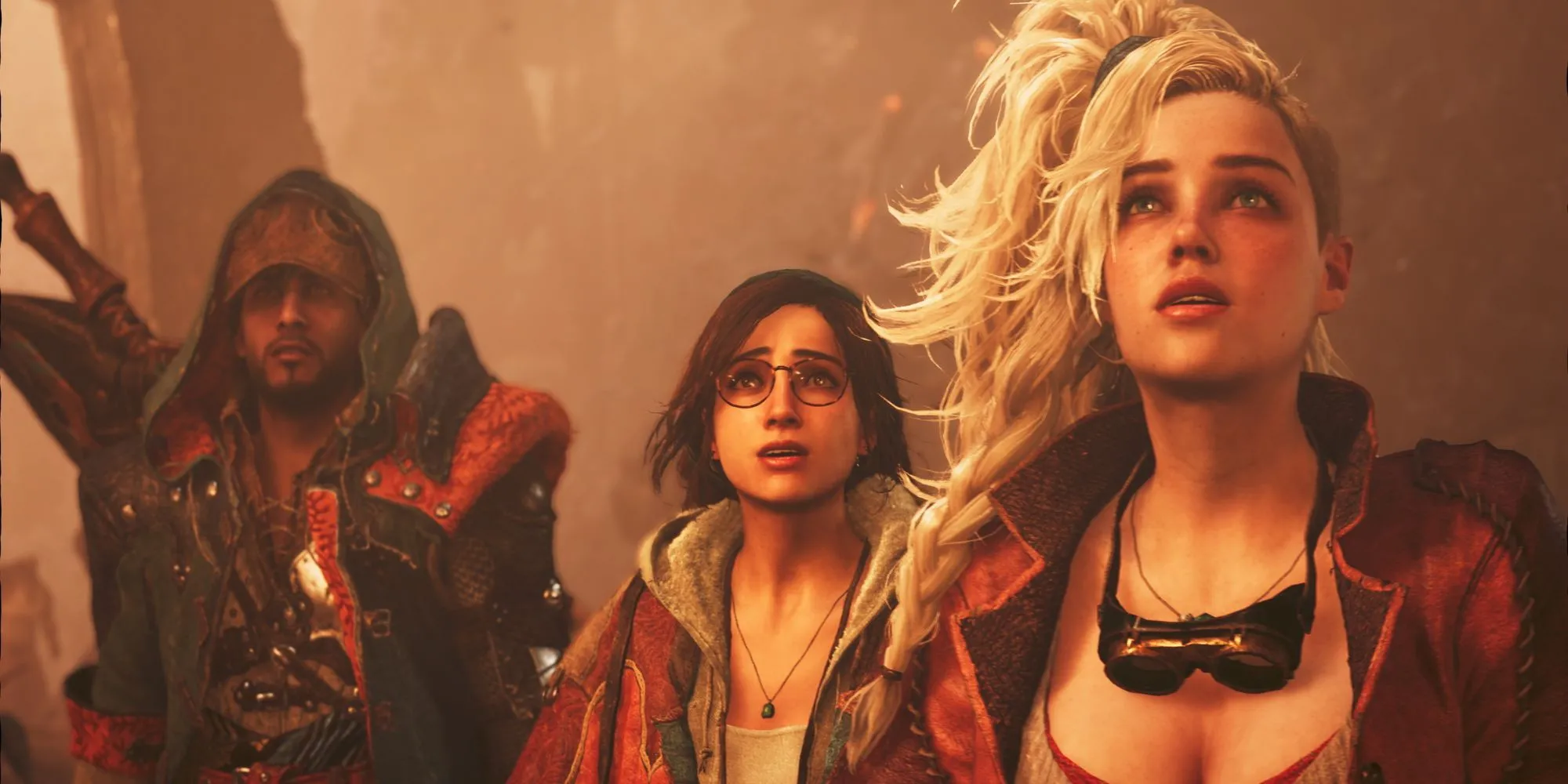 Các nhân vật trong Monster Hunter Wilds tỏ vẻ lo lắng