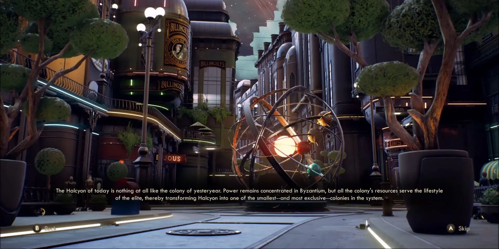Cảnh Byzantium trong kết cục Hội Đồng Quản Trị của The Outer Worlds