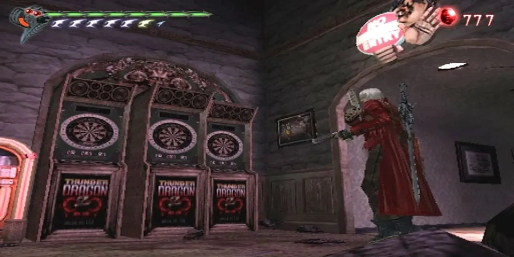 Dante trong Devil May Cry 3, một game hack and slash PS2 với độ khó khác biệt theo vùng