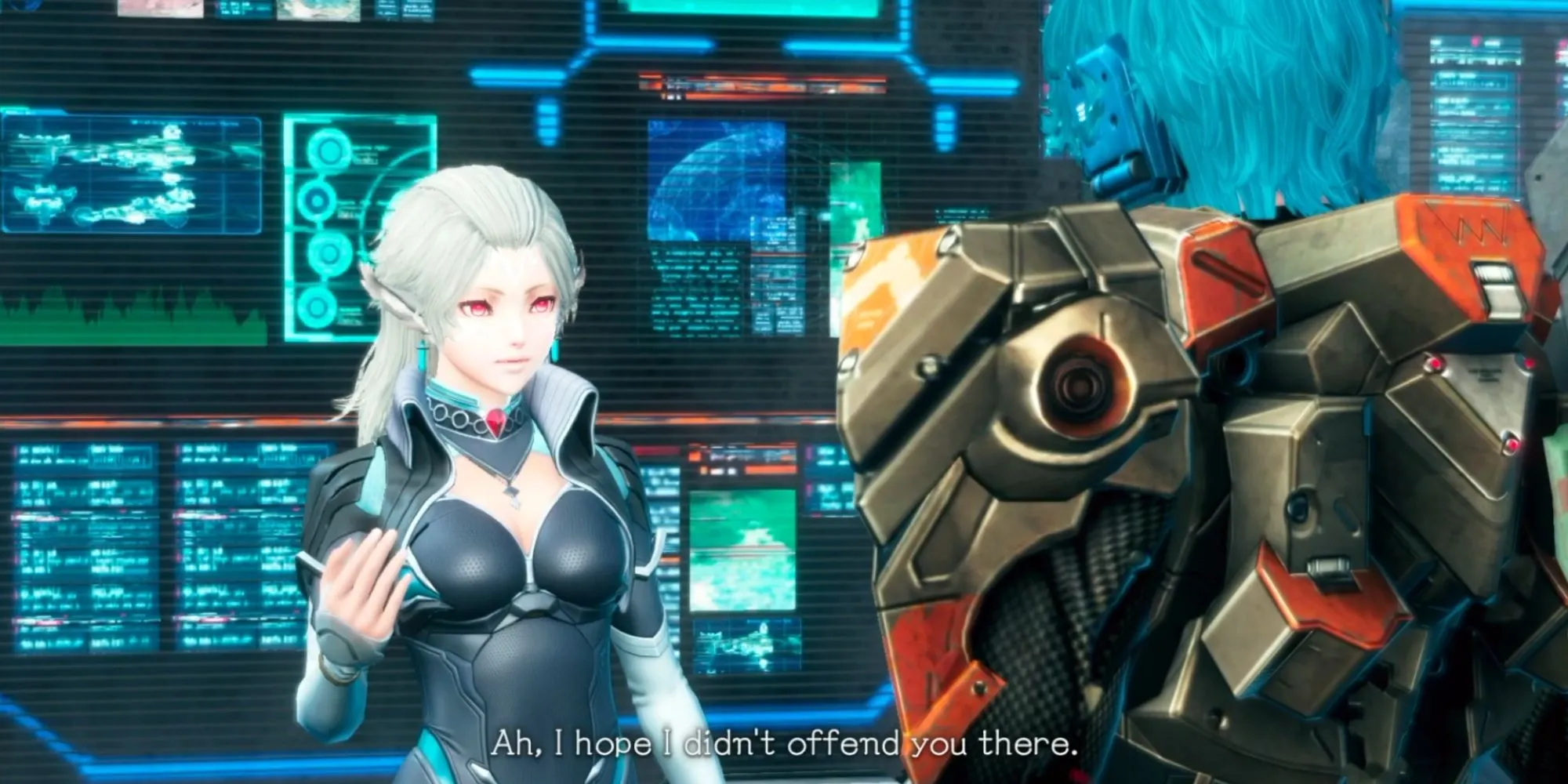 Đồ họa sắc nét và chi tiết nhân vật Neilnail trong Xenoblade X Definitive Edition