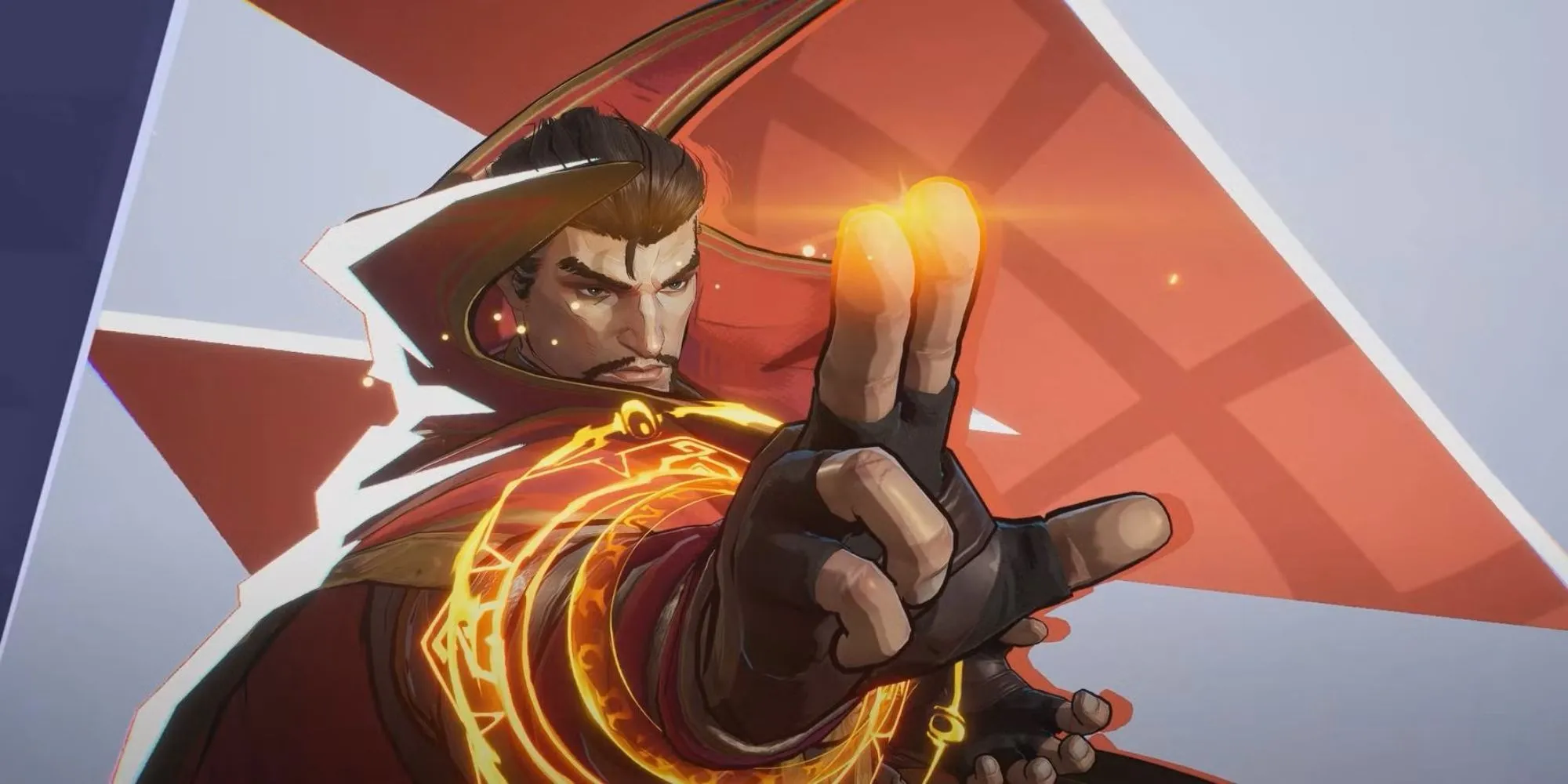 Doctor Strange với khả năng bay lượn có thể tiếp cận Human Torch trong Marvel Rivals