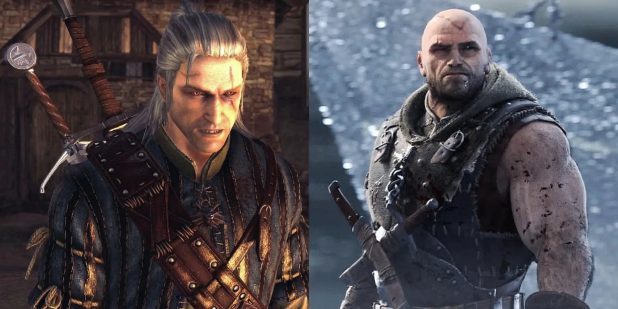 Geralt và Letho trong The Witcher 2 thảo luận trước trận chiến cuối cùng