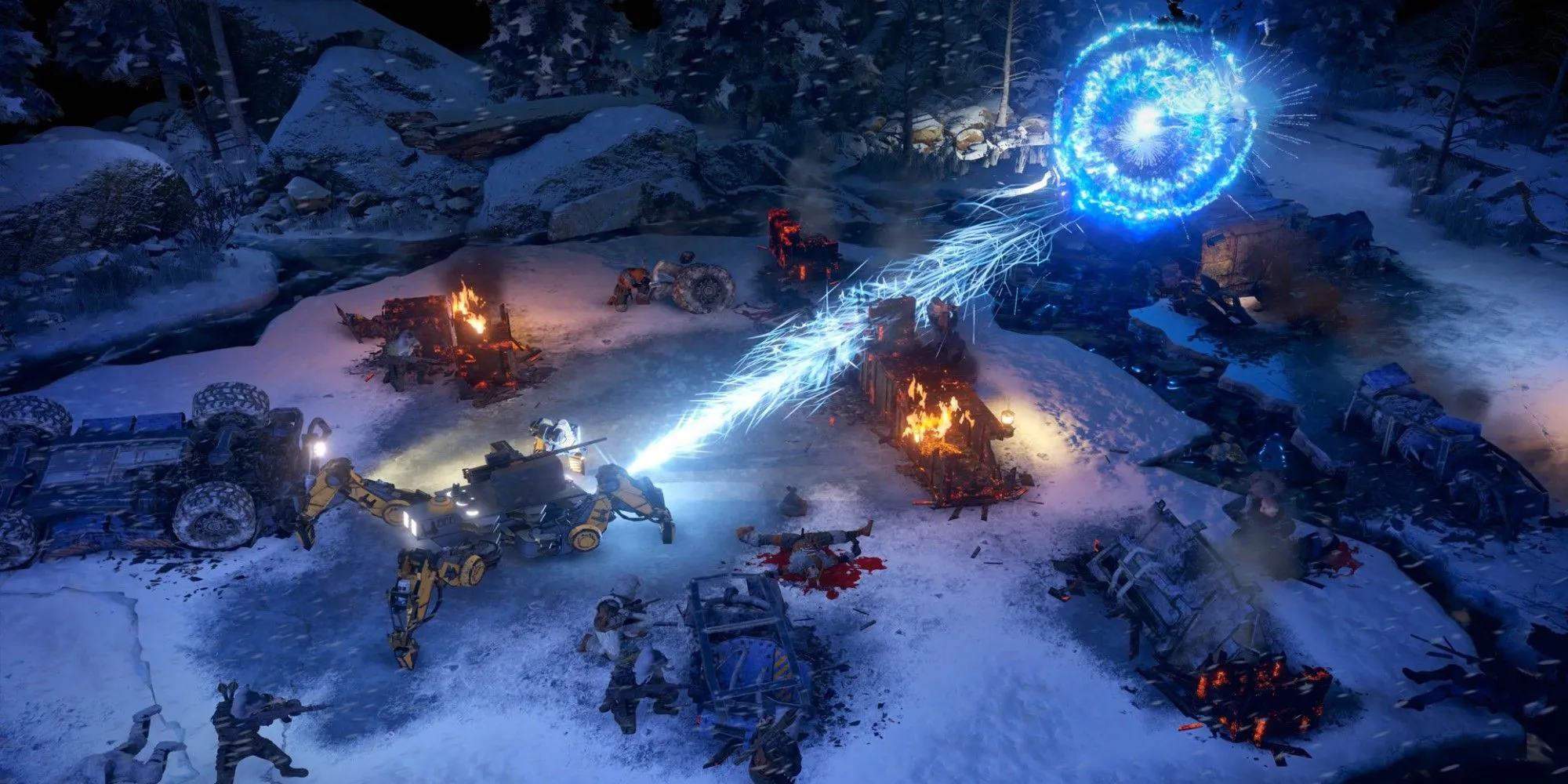 Giao diện chiến đấu theo lượt trong game CRPG Wasteland 3