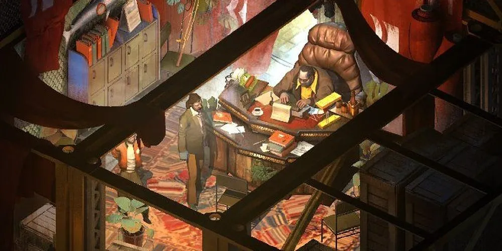 Harry DuBois gặp Evrart Claire trong Disco Elysium, một nhân vật đại diện cho hệ tư tưởng chính trị