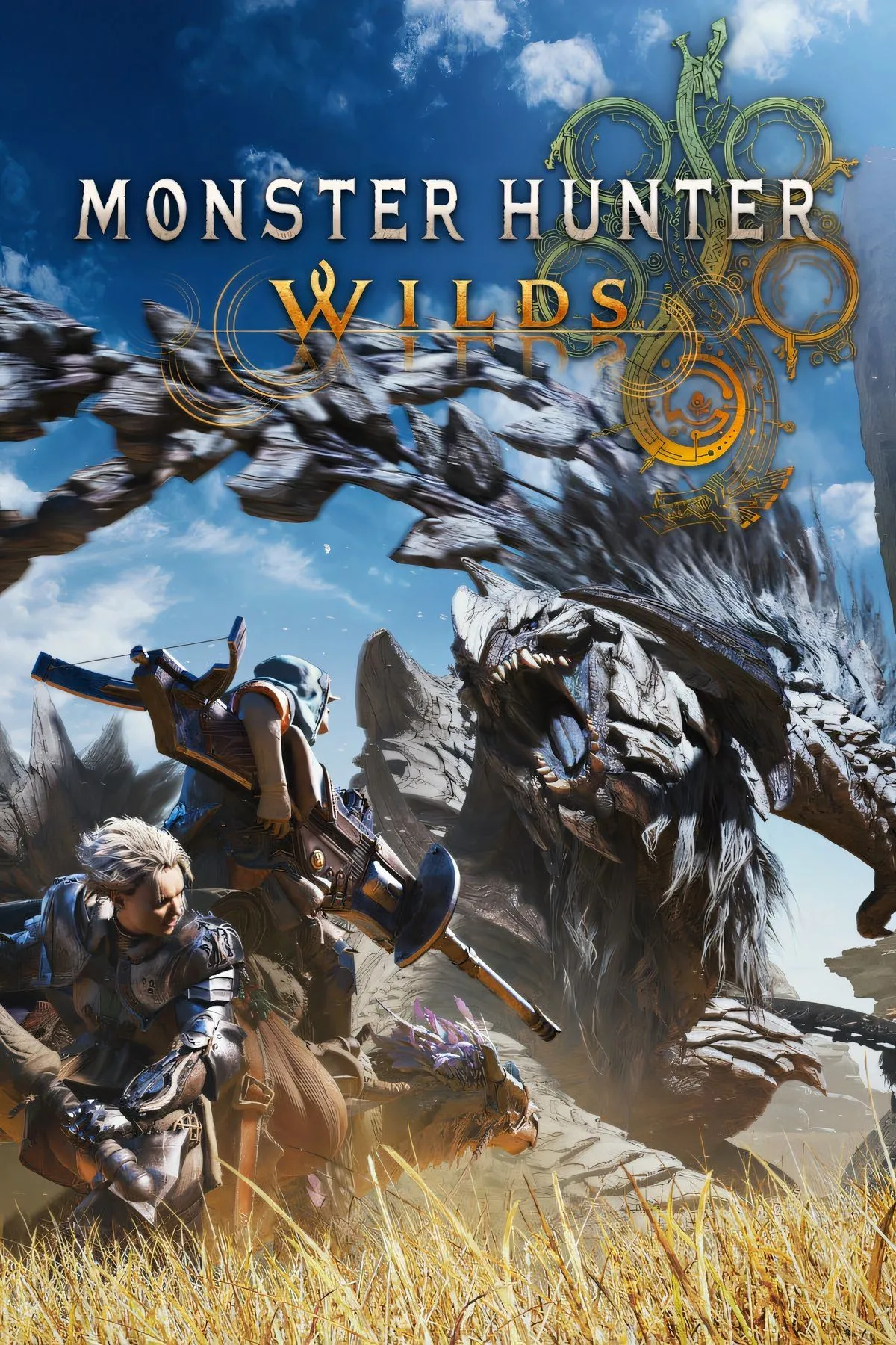 Hình ảnh bìa chính thức của Monster Hunter Wilds
