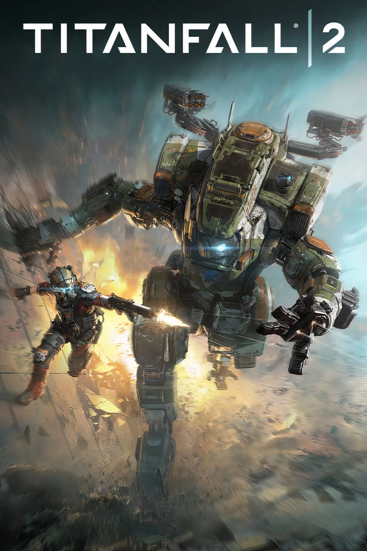 Hình ảnh concept logo Titanfall 3 cùng các Titan và nhân vật từ Apex Legends liên quan đến tin đồn