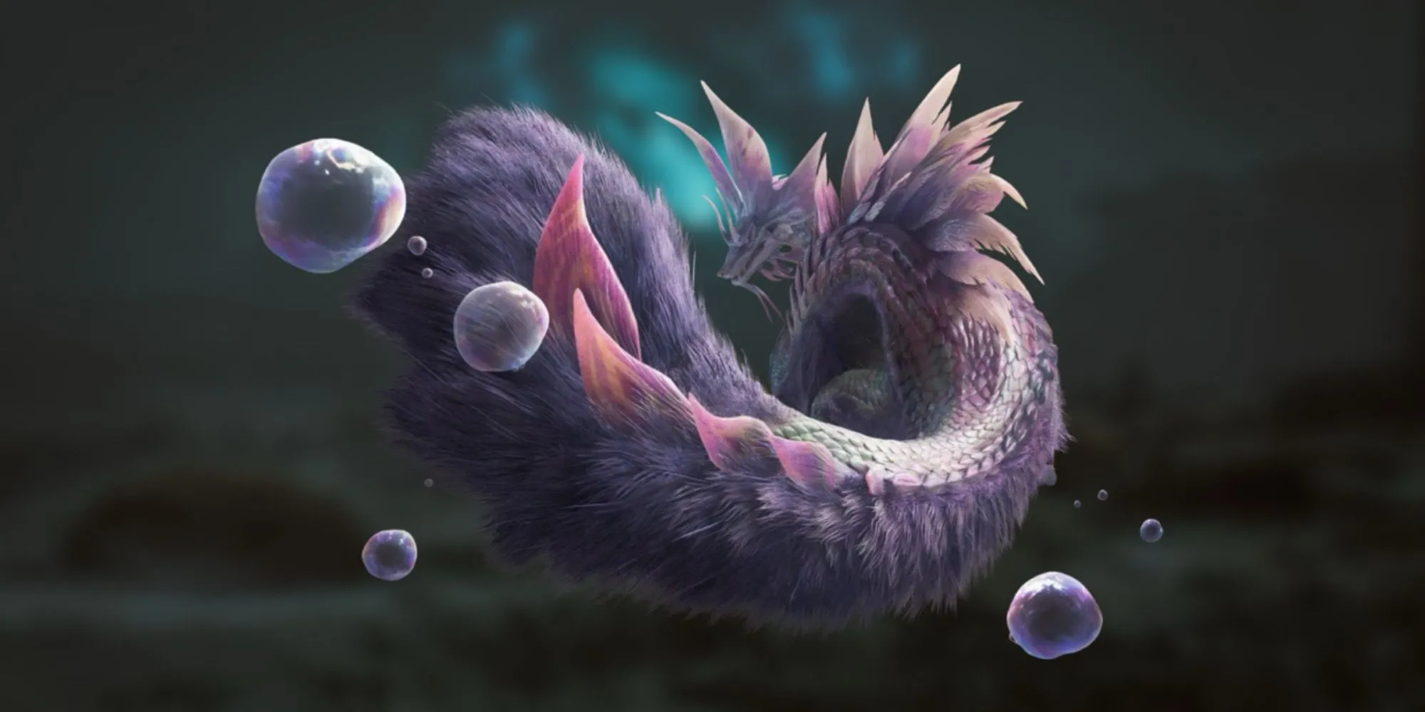 Hình ảnh Mizutsune - hồ ly bong bóng trong Monster Hunter Wilds