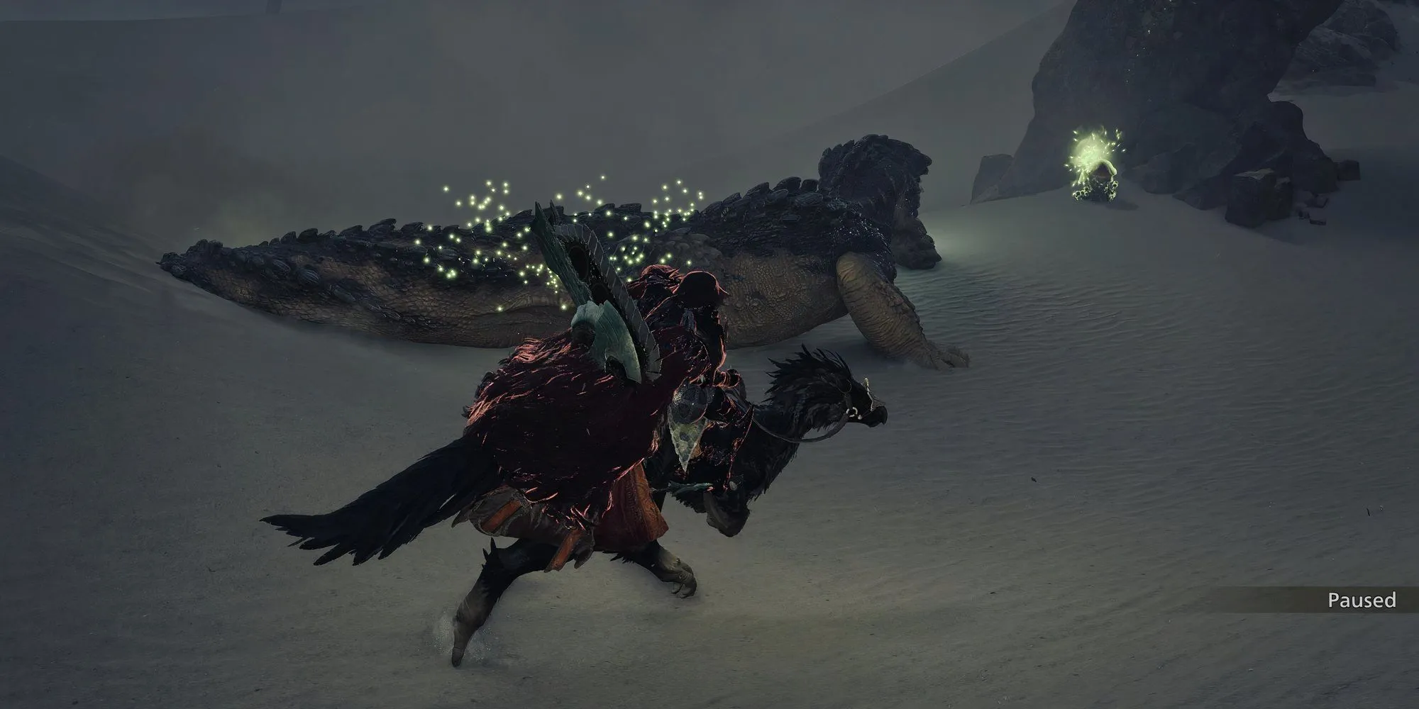 Hình ảnh quái vật Balahara trong Monster Hunter Wilds chuẩn bị tấn công