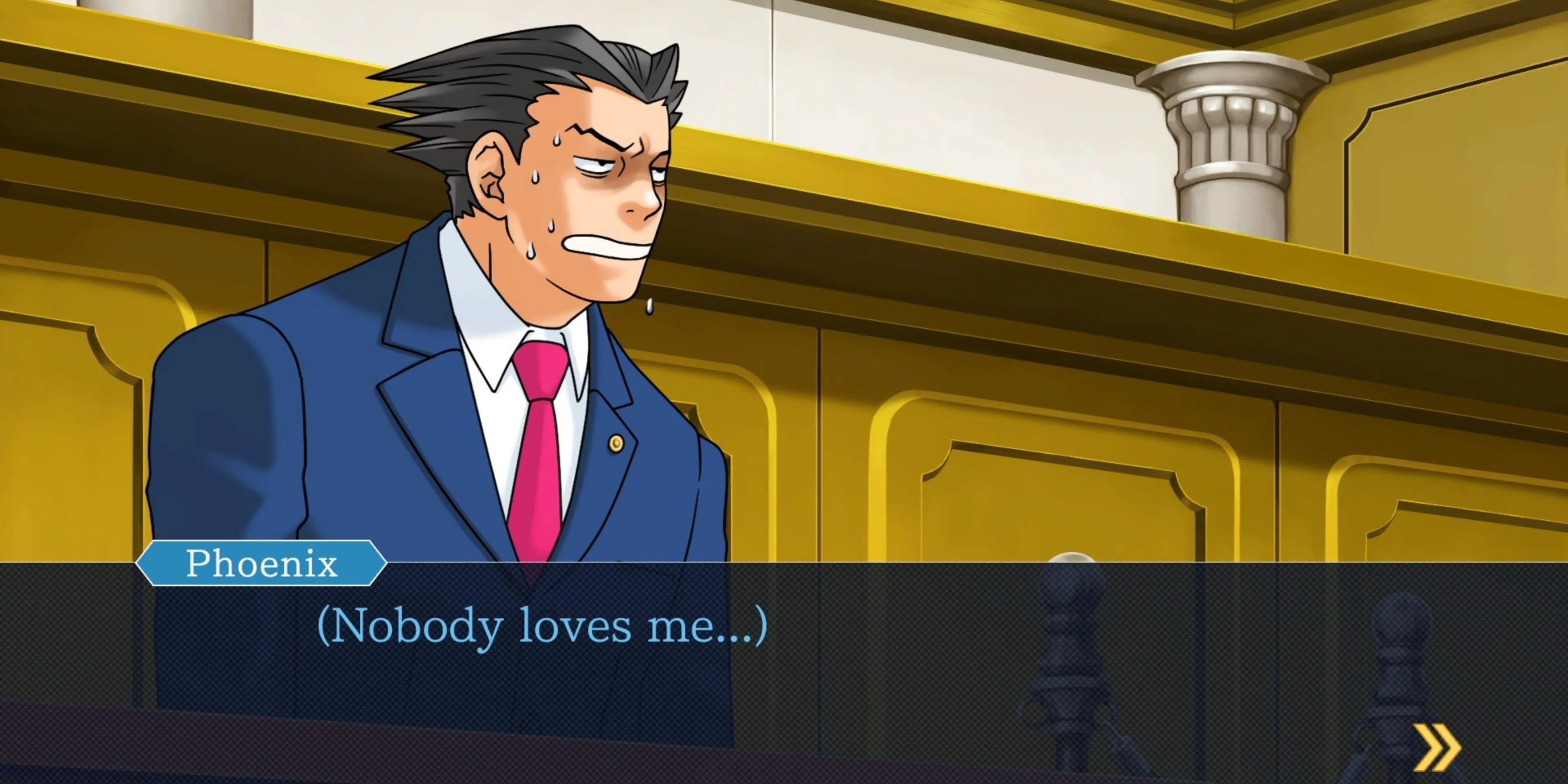 Hình ảnh quảng bá Phoenix Wright Ace Attorney Trilogy với các nhân vật chính