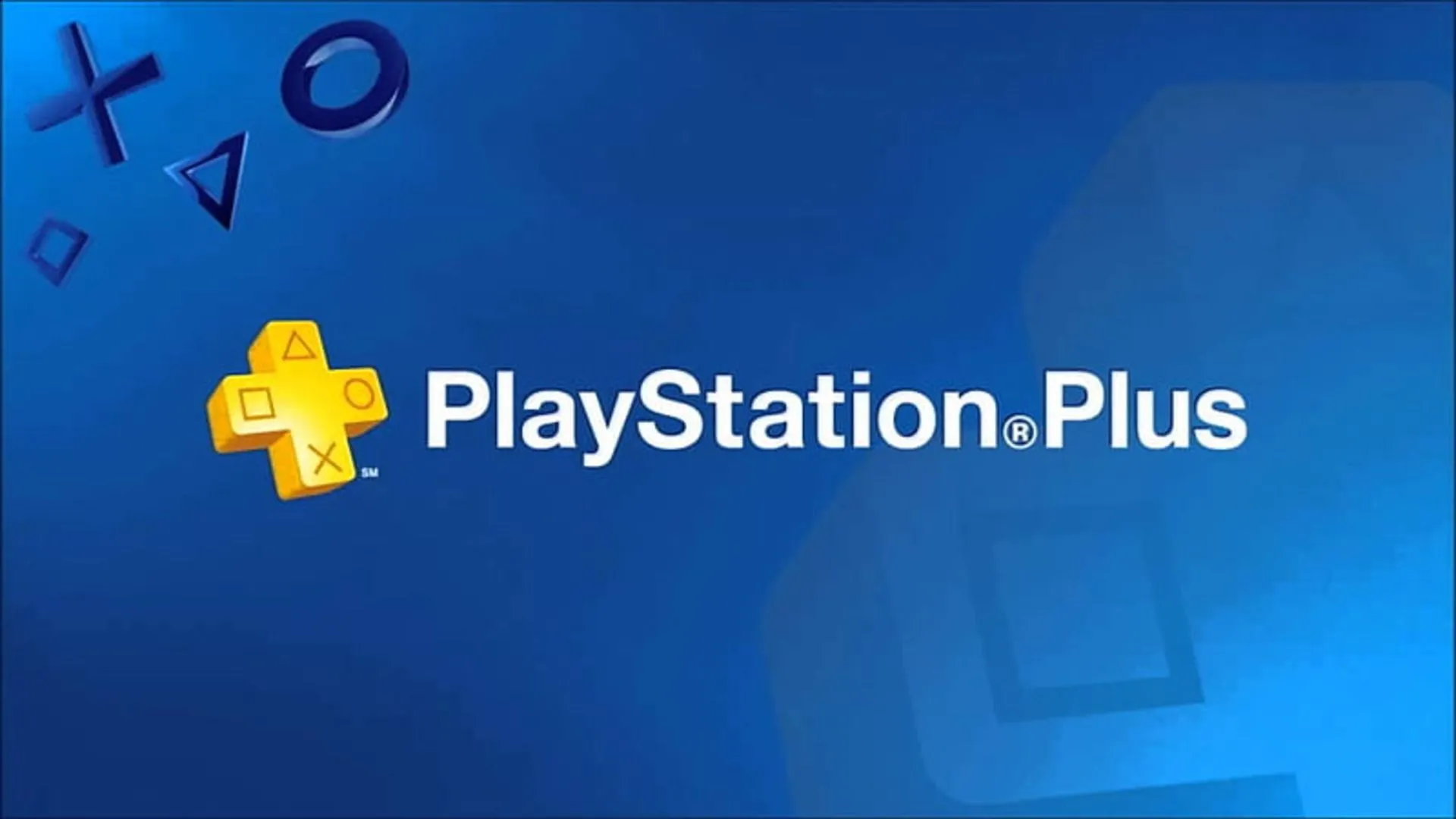 Hình ảnh quảng cáo dịch vụ PlayStation Plus hiển thị logo và các tựa game nổi bật