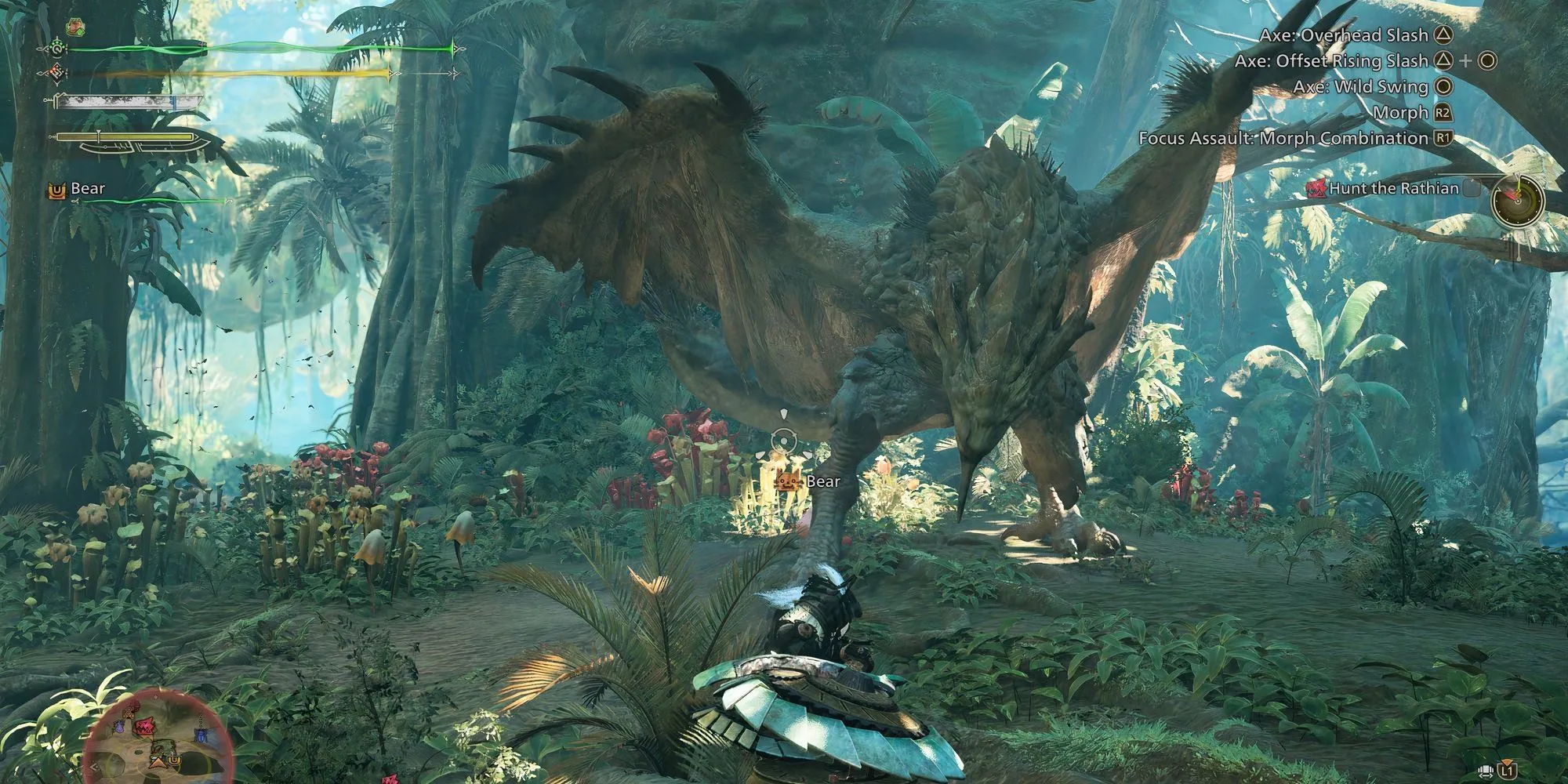 Rathian Monster Hunter Wilds: Bí Kíp Săn Rồng Lửa Độc Hiệu Quả 1 Hình ảnh Rathian đang bay trên bầu trời trong Monster Hunter Wilds