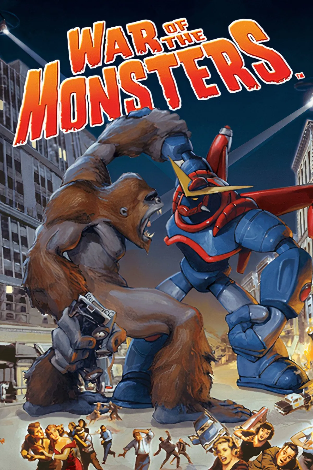 Hình ảnh tổng hợp các quái vật và cảnh chiến đấu trong War of the Monsters