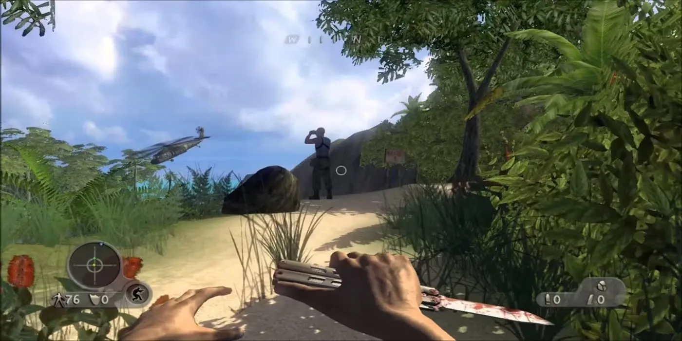 Hình ảnh tựa game Far Cry Instincts, phiên bản Xbox độc quyền