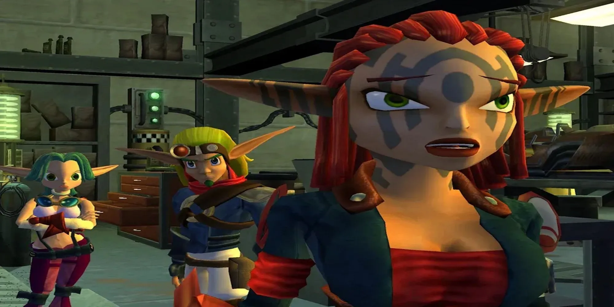 Jak và Daxter trong Jak 2, tựa game platform PS2 với độ khó cao
