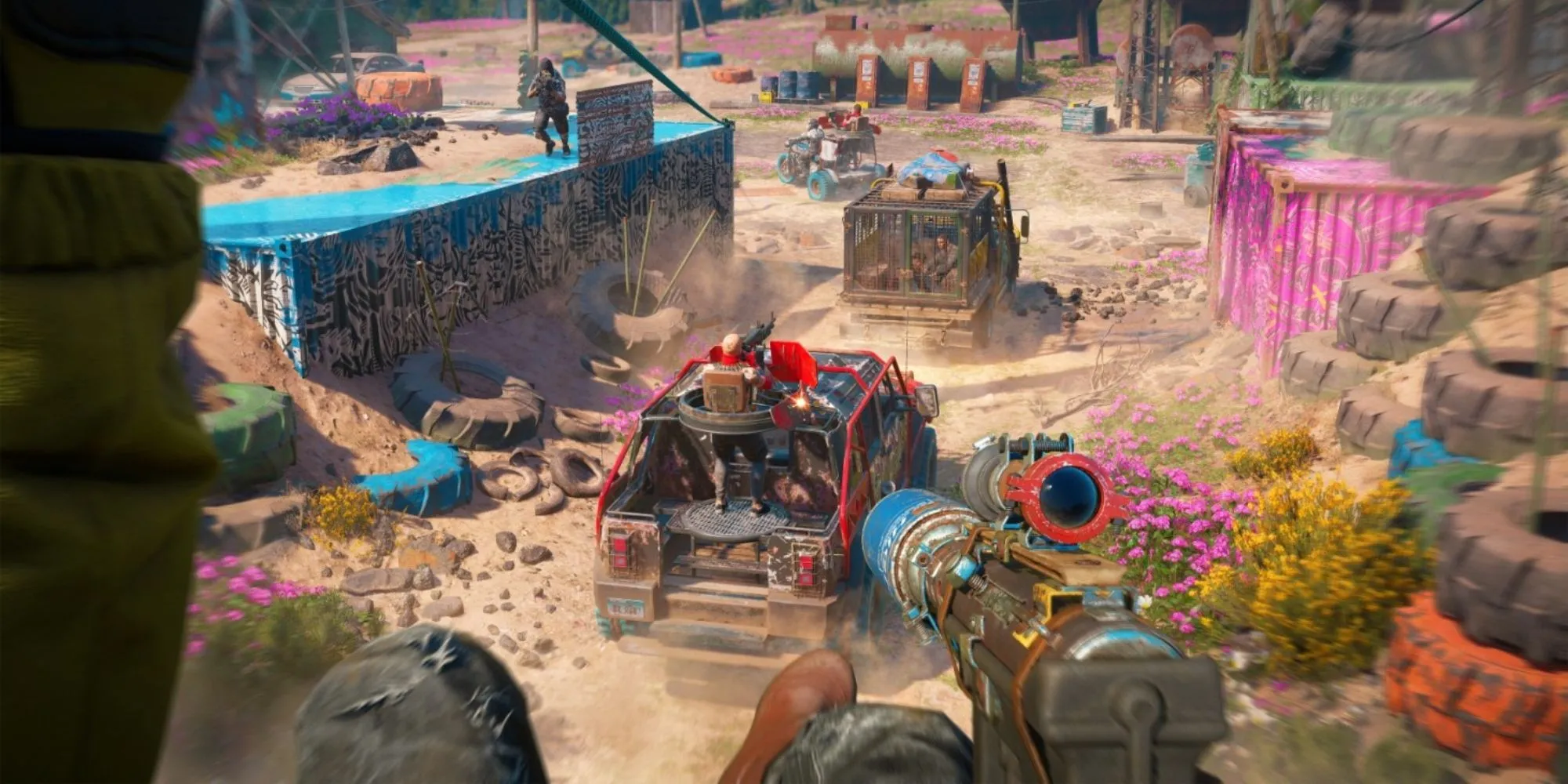 Khám phá thế giới hậu tận thế đầy màu sắc của Far Cry New Dawn với cơ chế đu dây