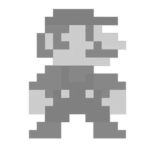 Logo Super Greyscale 8-bit