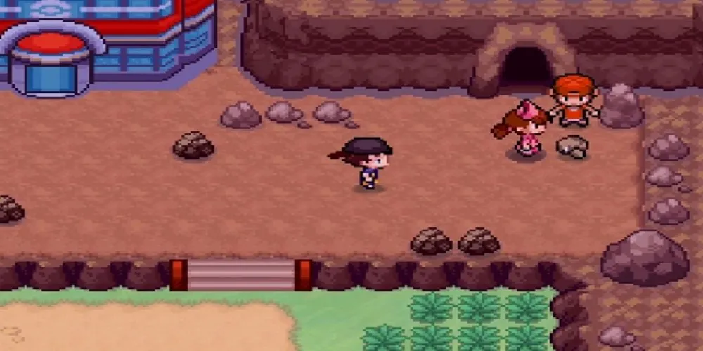Lối vào Núi Moon từ Thành phố Pewter trong Pokemon Infinite Fusion