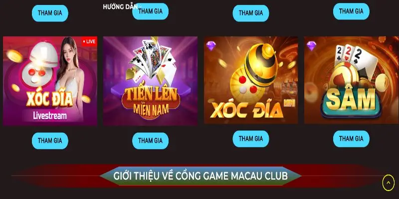 Macau Club – Sân chơi game bài đỉnh cao dành cho mọi game thủ