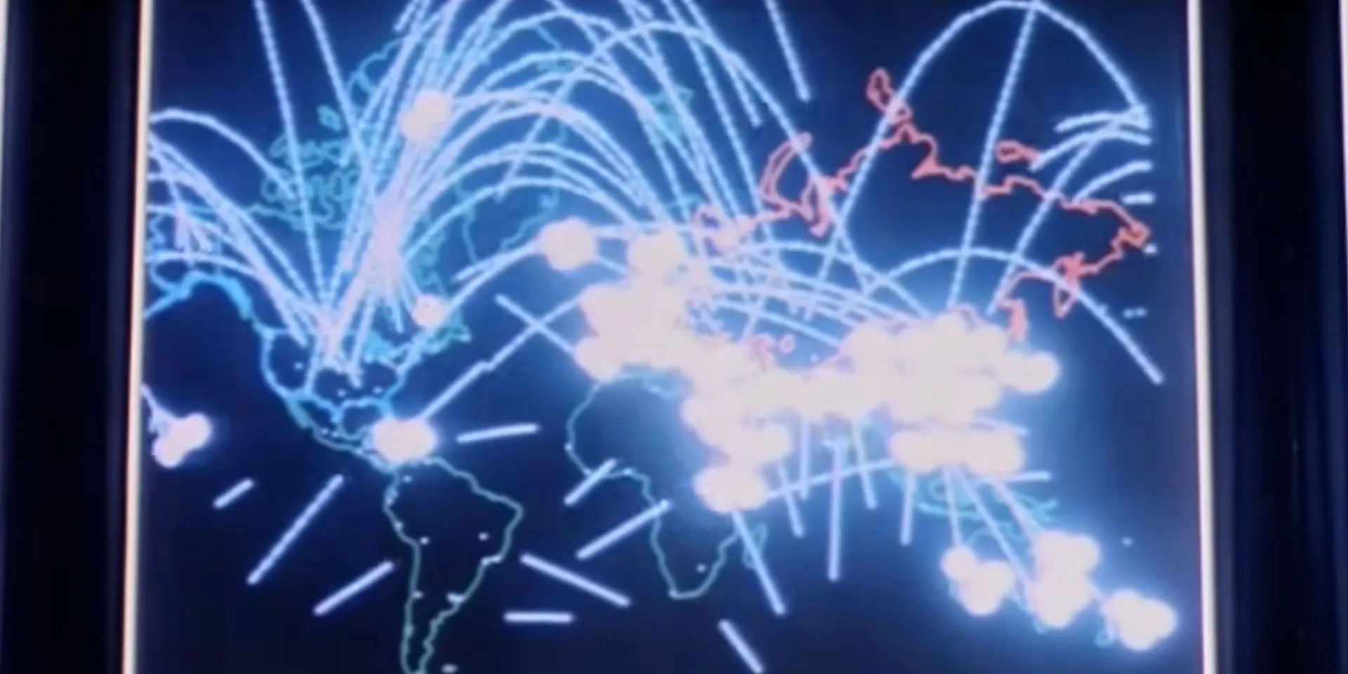 Máy tính WOPR đang chơi Global Thermonuclear War trong phim WarGames