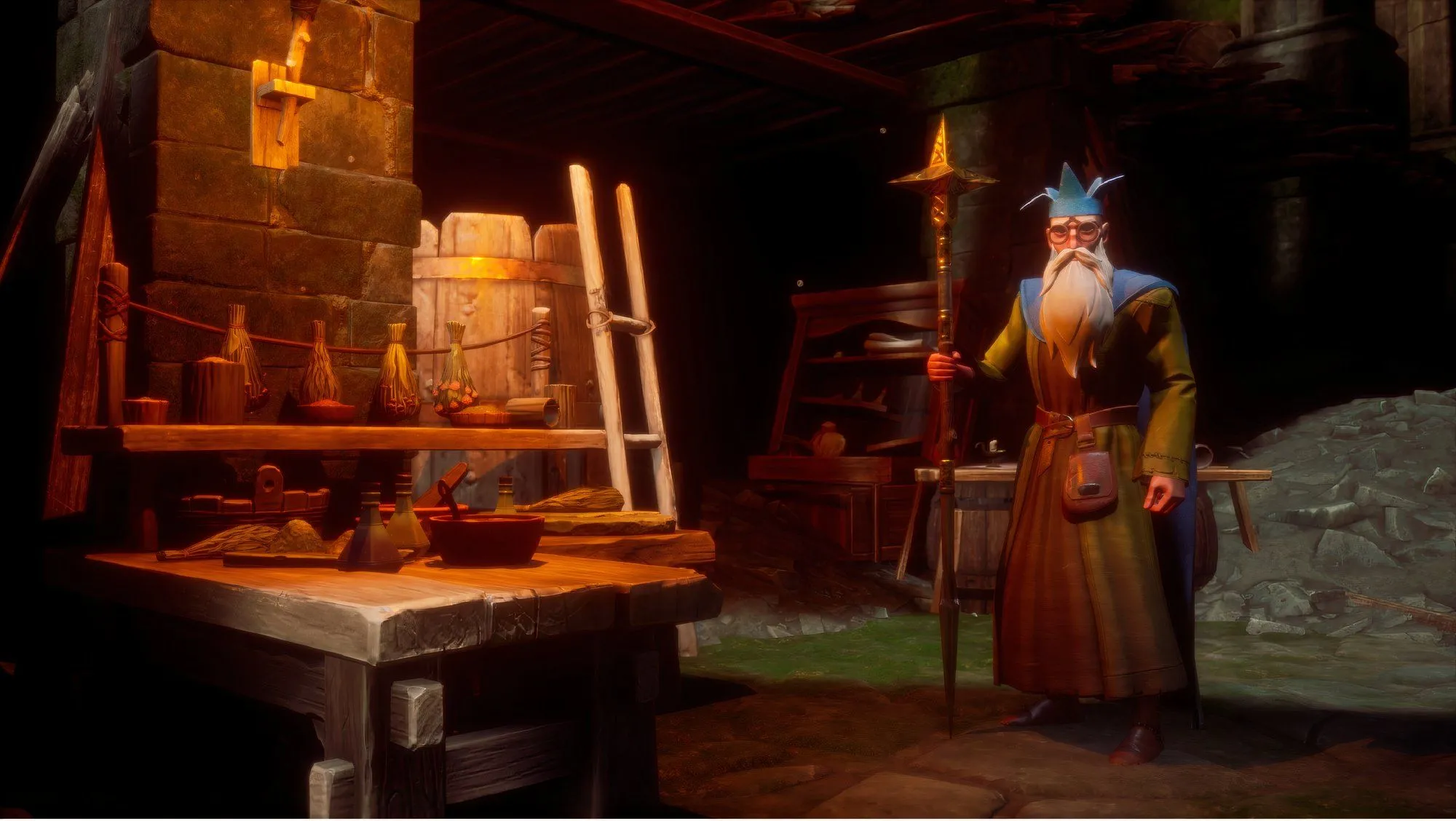 Một cảnh quan rộng lớn và bí ẩn trong game sinh tồn RuneScape: Dragonwilds