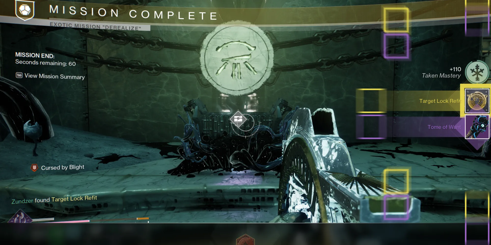 Một Ravenous Wormspawn ẩn trong Nether của Destiny 2, cần thiết cho nhiệm vụ Catalyst Target Lock trên Path of Resolve