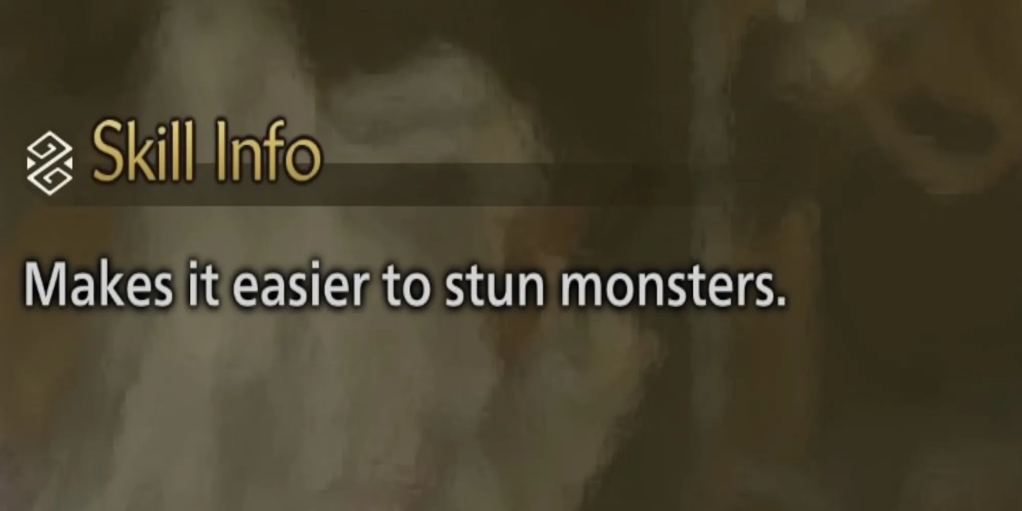 Một thợ săn Monster Hunter Wilds dùng búa tấn công đầu quái vật, với biểu tượng kỹ năng Slugger nổi bật