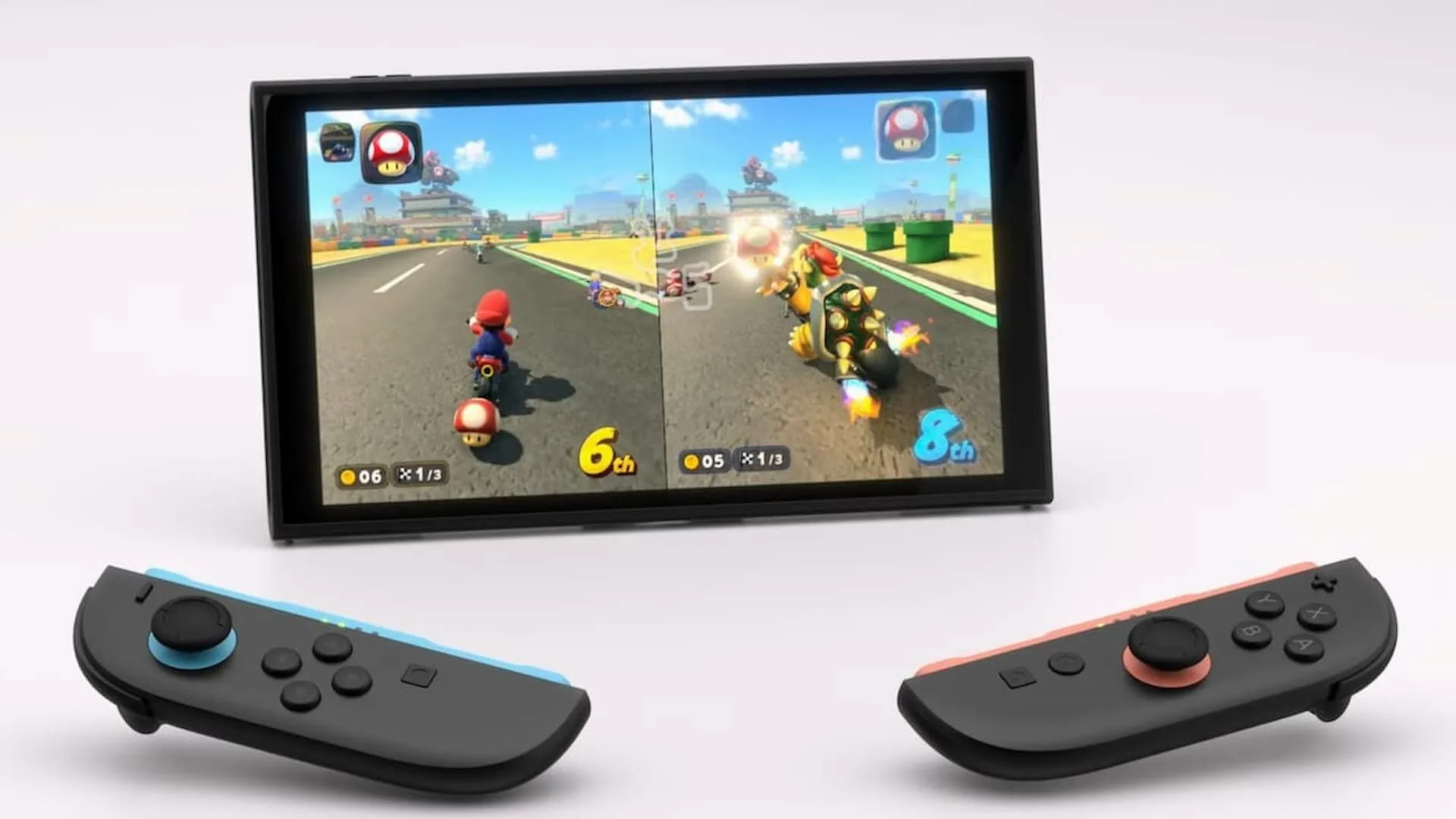 Người chơi trải nghiệm Mario Kart trên Nintendo Switch 2 với Dual Joy-Con