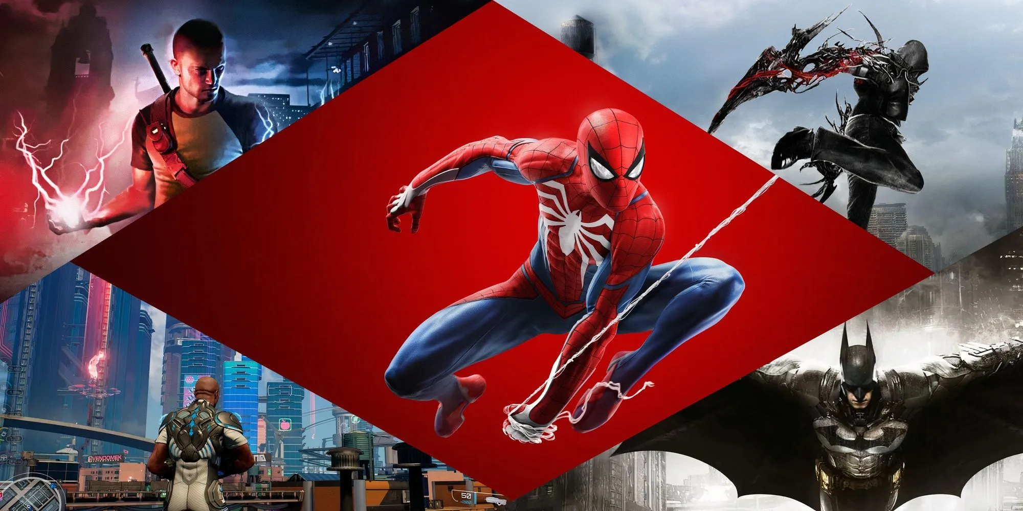 Nhân vật Spider-Man trong một tựa game thế giới mở thể hiện tiềm năng của game siêu anh hùng
