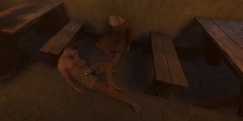 Những vị khách say xỉn trong nhà tắm ở Kingdom Come Deliverance 2