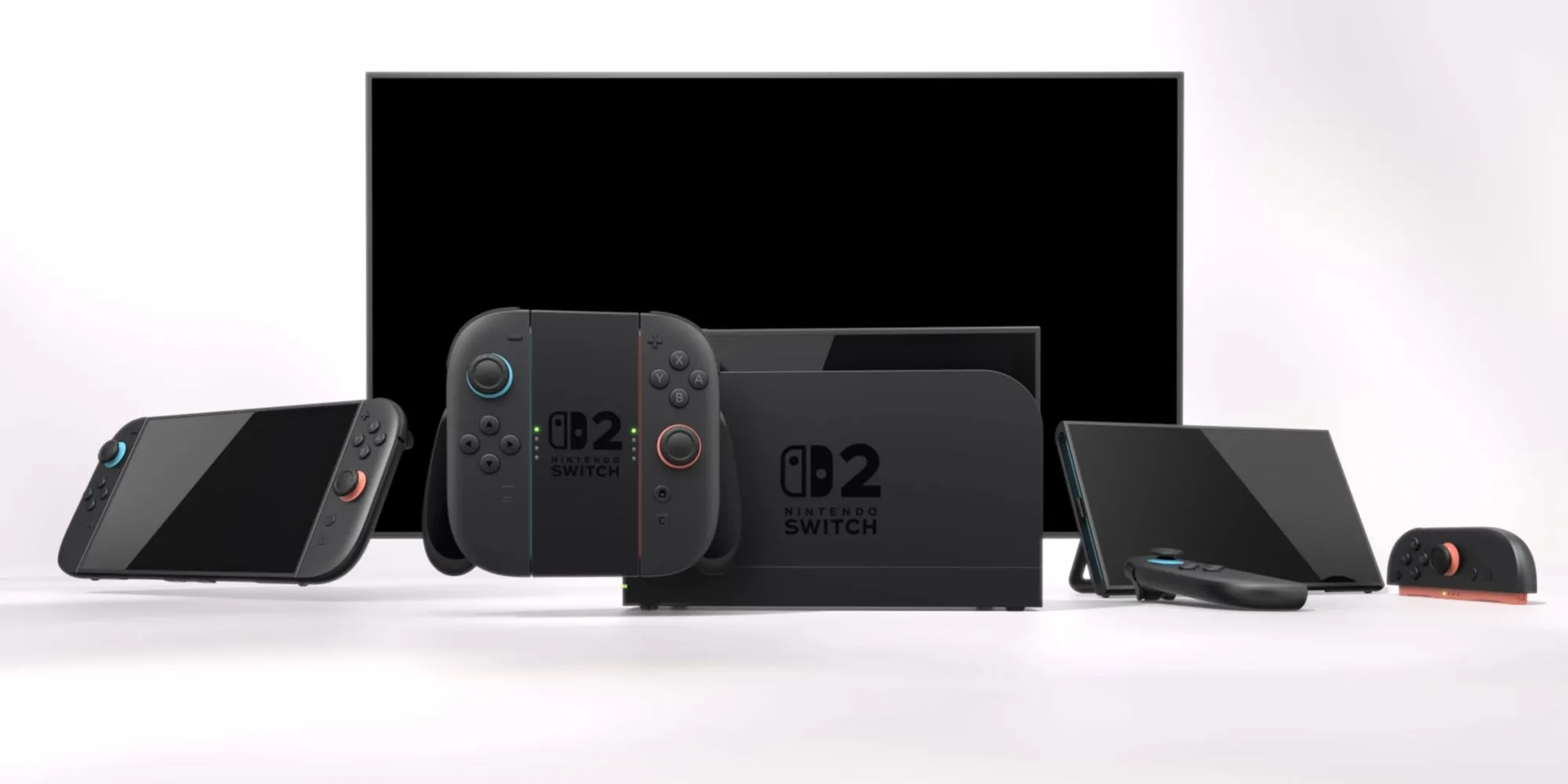 Nintendo Switch 2 hiển thị ở ba chế độ: cầm tay, TV và tabletop