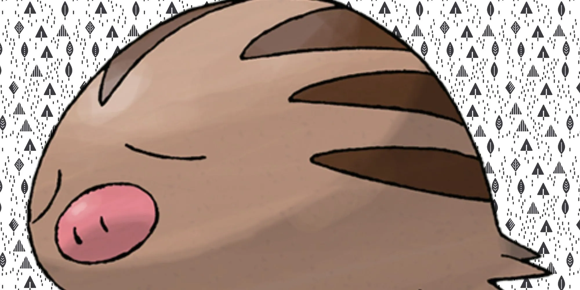 Pokémon khủng long Swinub dễ thương hệ Băng Đất