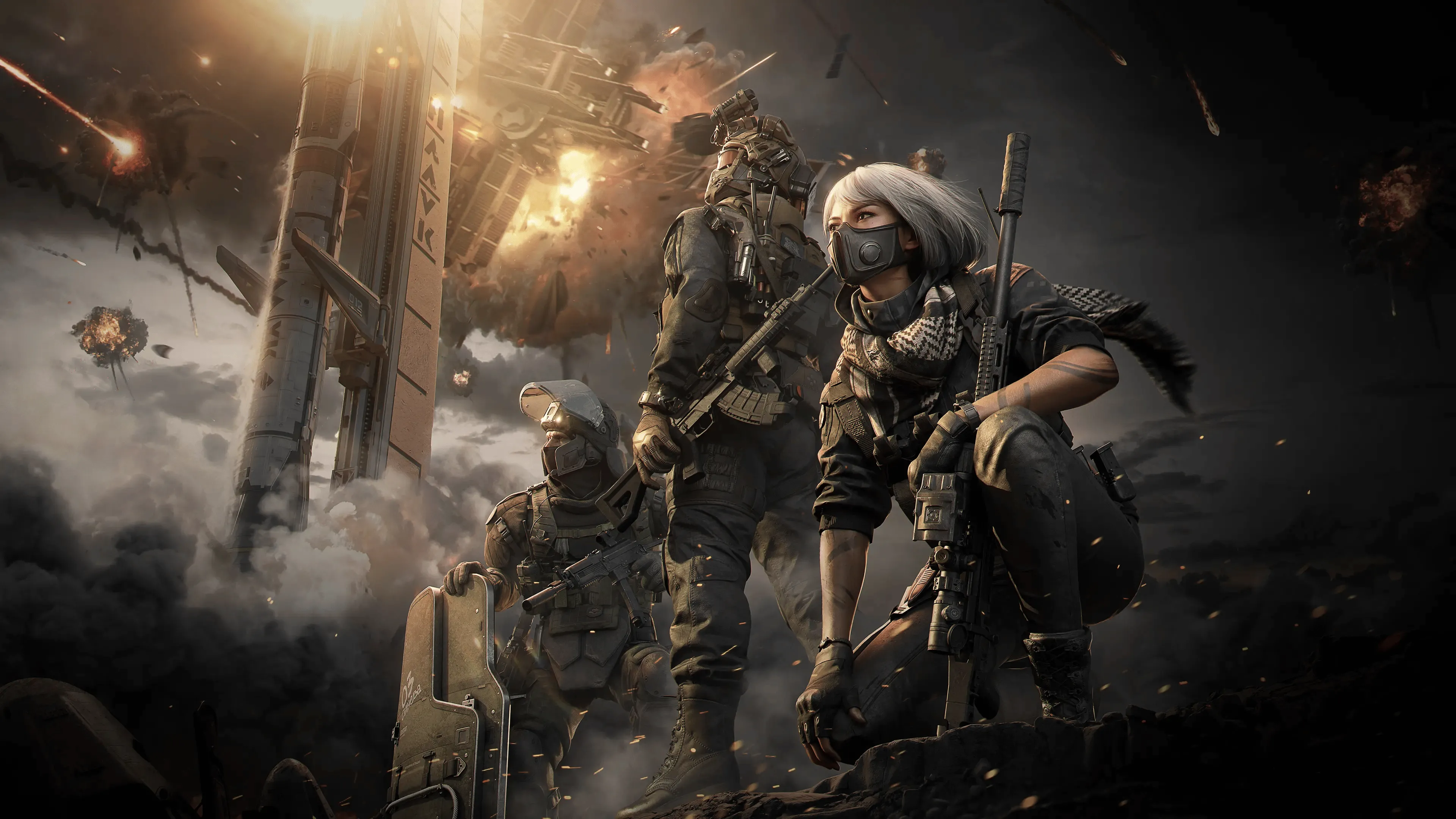 Delta Force: Cập Nhật Sự Kiện Mới và Mùa Giải Eclipse Vigil 1 Poster thông báo các sự kiện Warfare mới trong Delta Force tháng 4 với lịch trình và phần thưởng hấp dẫn