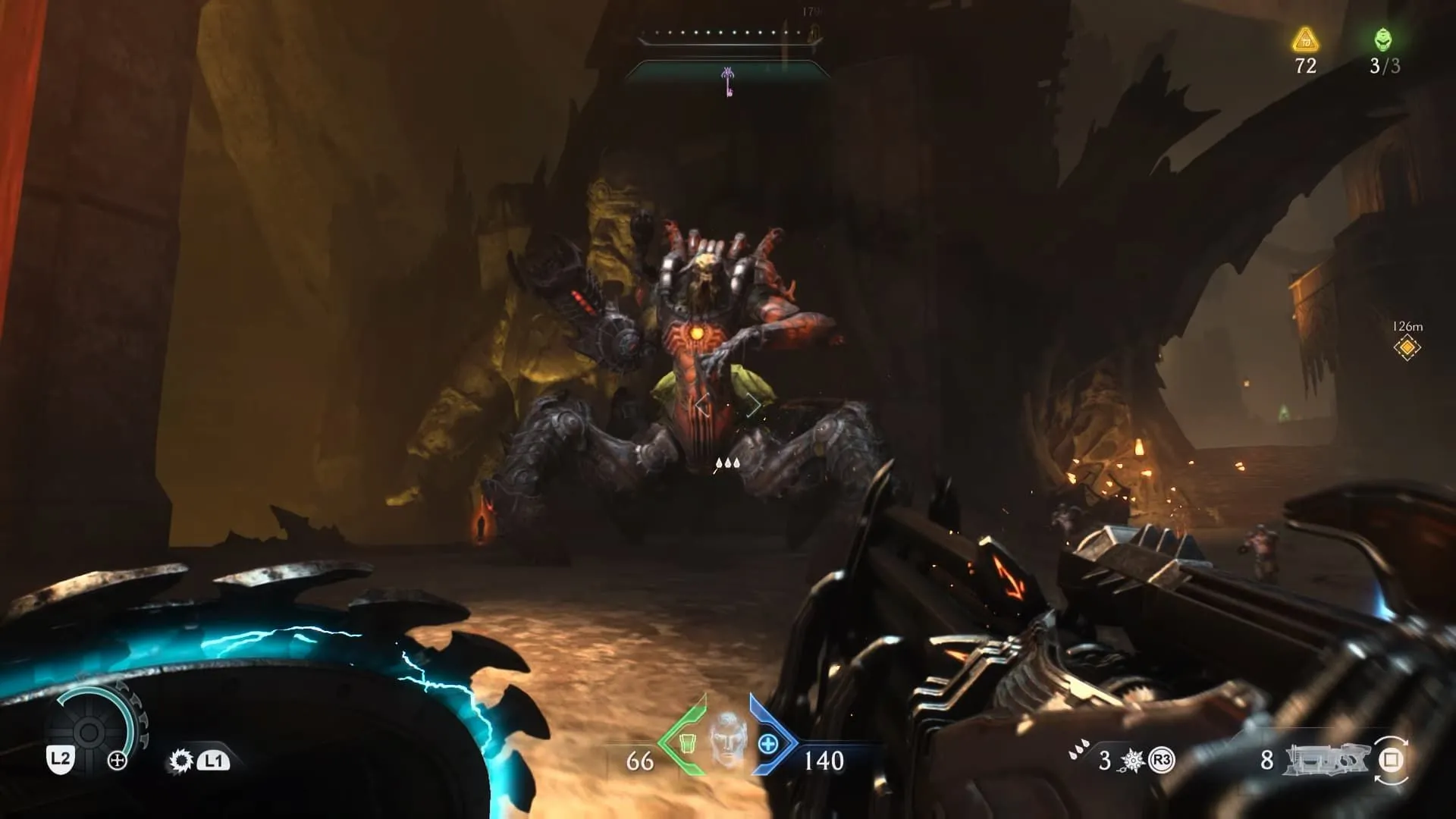 Quỷ dữ đối đầu Doom Slayer trong Doom The Dark Ages