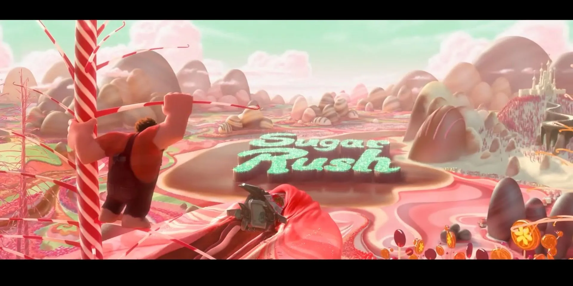 Ralph bước vào game Sugar Rush trong Wreck-It Ralph