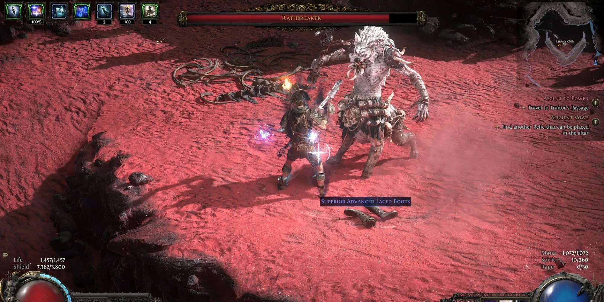 Rathbreaker, boss canh gác sa mạc trong Path of Exile II Hồi 2