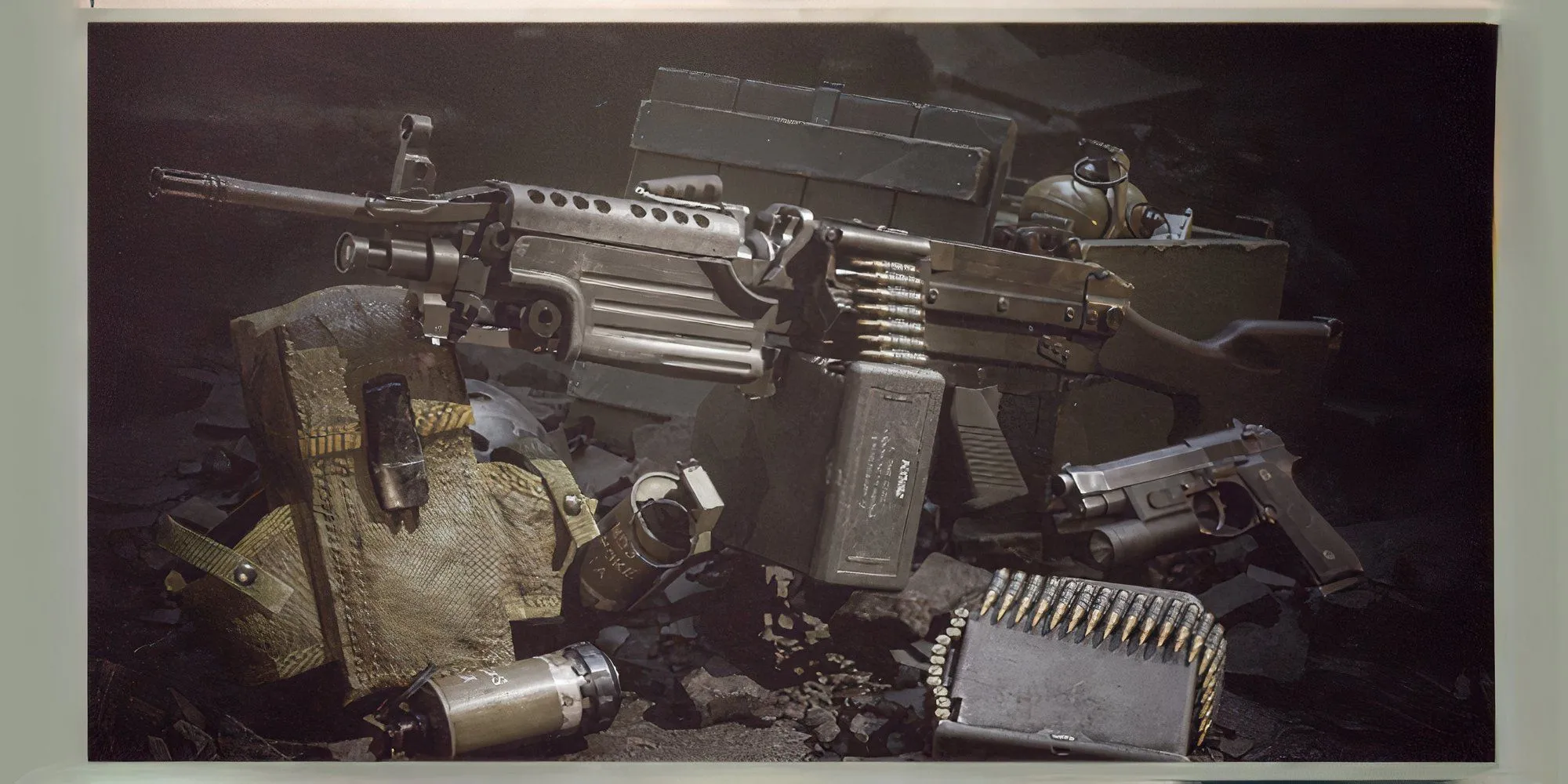 Súng máy hạng nhẹ M249 SAW với hỏa lực áp đảo trong Delta Force