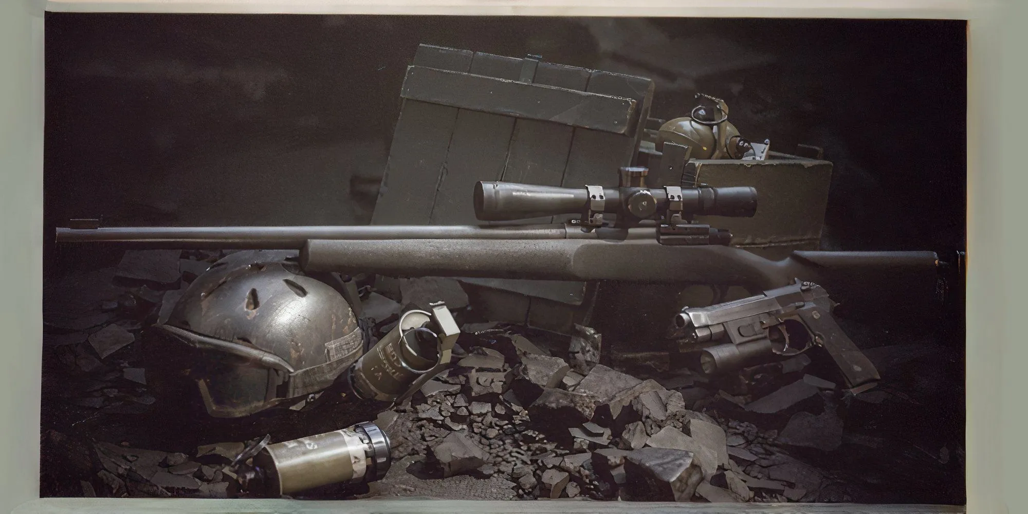 Súng tỉa M24 trong Delta Force Black Hawk Down với ống ngắm chuyên dụng