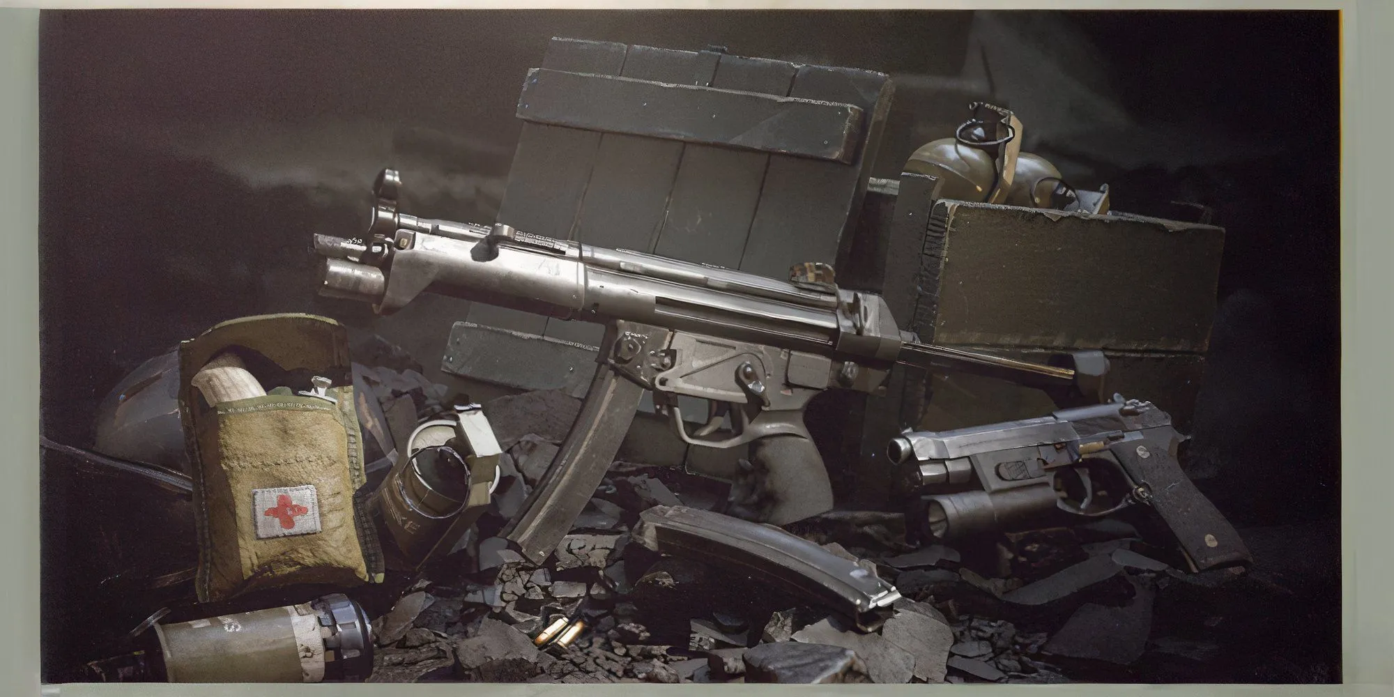 Súng tiểu liên HK MP5 nhỏ gọn và hiệu quả trong Delta Force Black Hawk Down