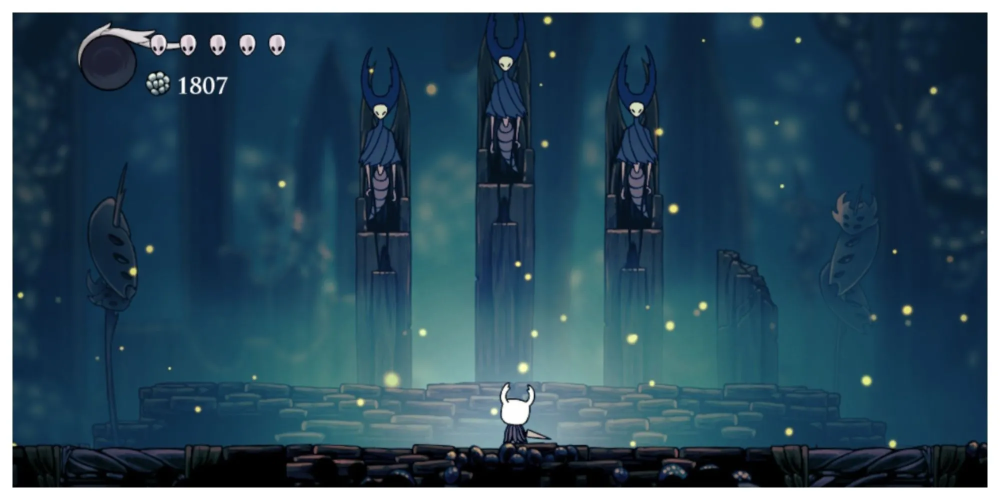Trùm Mantis Lords trong game Metroidvania Hollow Knight